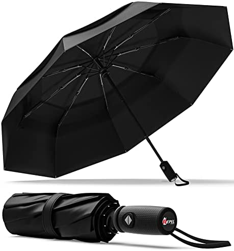 Repel Umbrella Windproof Travel Umbrella - Wind Resistant, Small